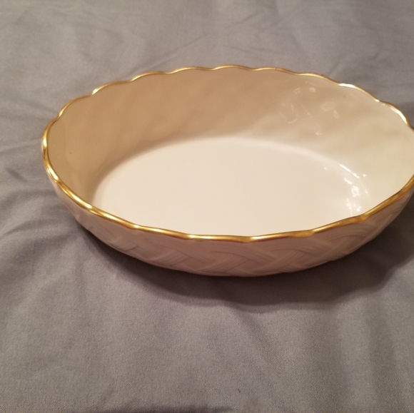 Lenox Basket weave Bowl - Picture 2 of 5